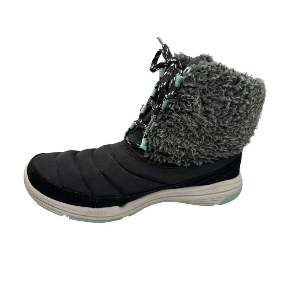 Ryka Women's Winter Boots Size 8 Black Insulated Lace Up Outdoor Comfort‎ Boots - Picture 10 of 16